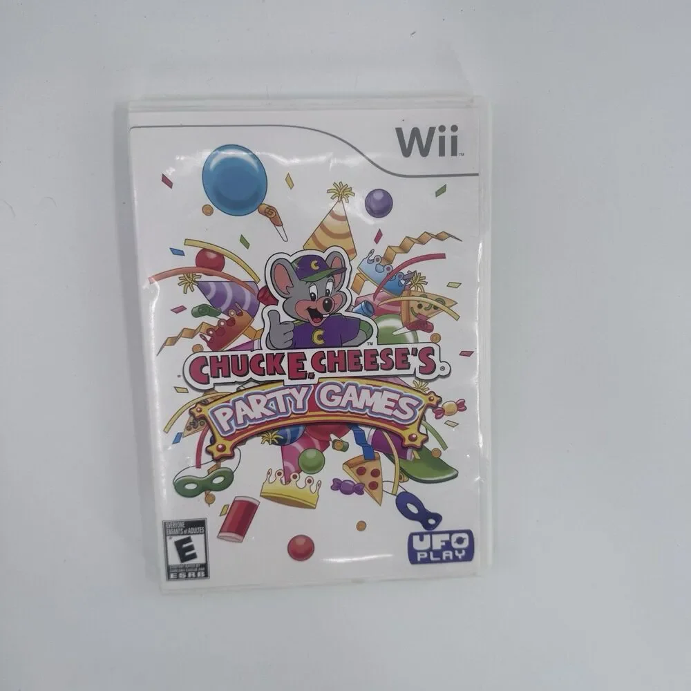 Chuck E. Cheese's Party Games (Nintendo Wii, 2010) CIB Tested Fast Shipping